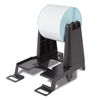 DTM FX510e Roll holder enables our larger rolls to be used with small roll printers