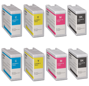 Deal - two sets Rainbow ink set CYMK 80ml each tank for the Epson C6000 / C6500 printers